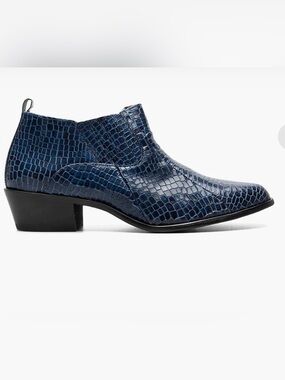 Stacy Adams Sandoval Cuban Heeled Leather Boot